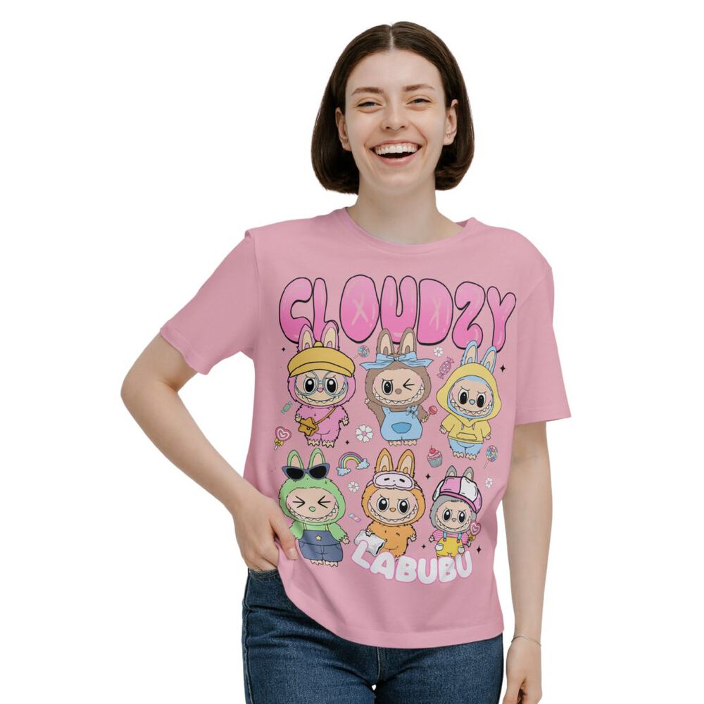 Polera Labubu Kawaii D27 image number 0.0