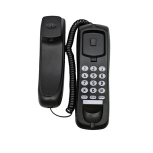 Tel&eacute;fono Fijo Para Pared O Sobremesa Negro - Ps