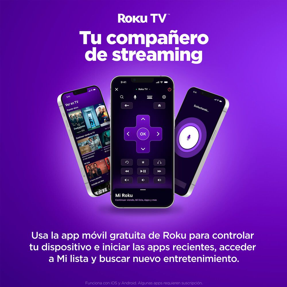 Smart Tv Caixun Led 50" Uhd 4k Roku Tv C50v1ur image number 6.0