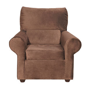 Poltrona 1c Beron Felpa Chocolate 95x90x100