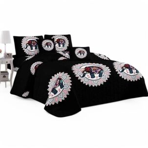 Cubrecama De Verano 1.5 Plazas Quilt + 1 Funda De Almohada Cobertor Delgado Qvr1-5