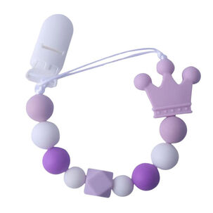 Sujeta Chupete Clip Porta Chupete Silicona Bebe Afirma Tete