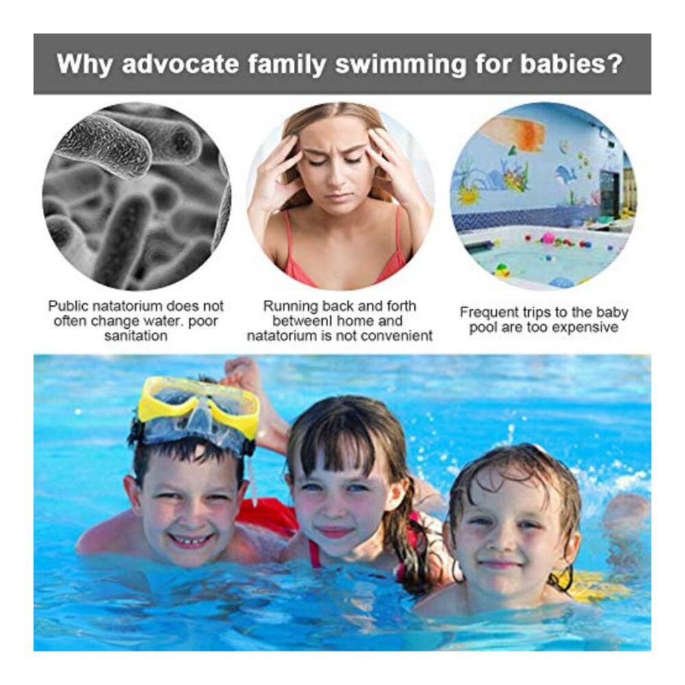 Piscina Inflable Alberca Rectangular Azul 2.62mx1.75mx51 Cm image number 1.0