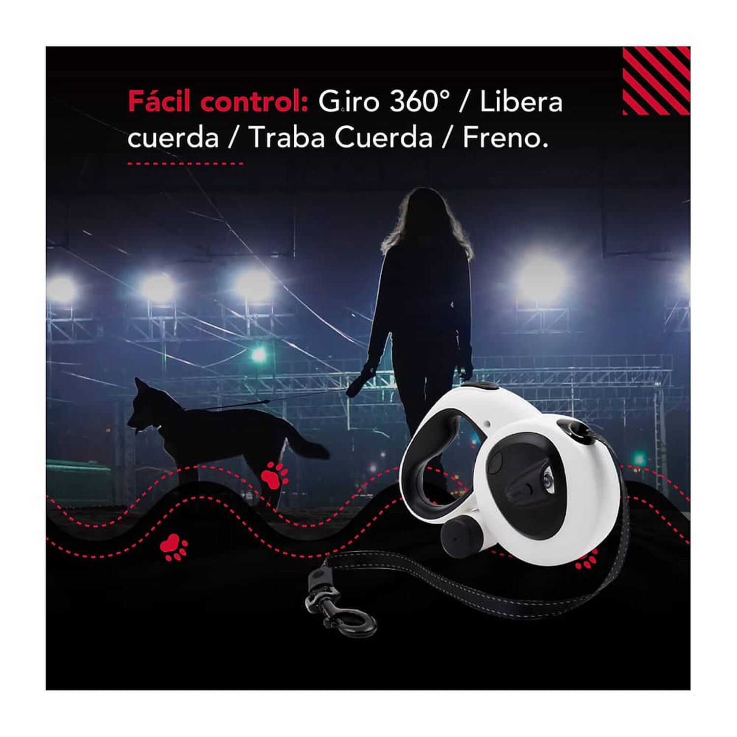Correa Luminosa Thor Usb Light Leash Plus M image number 5.0