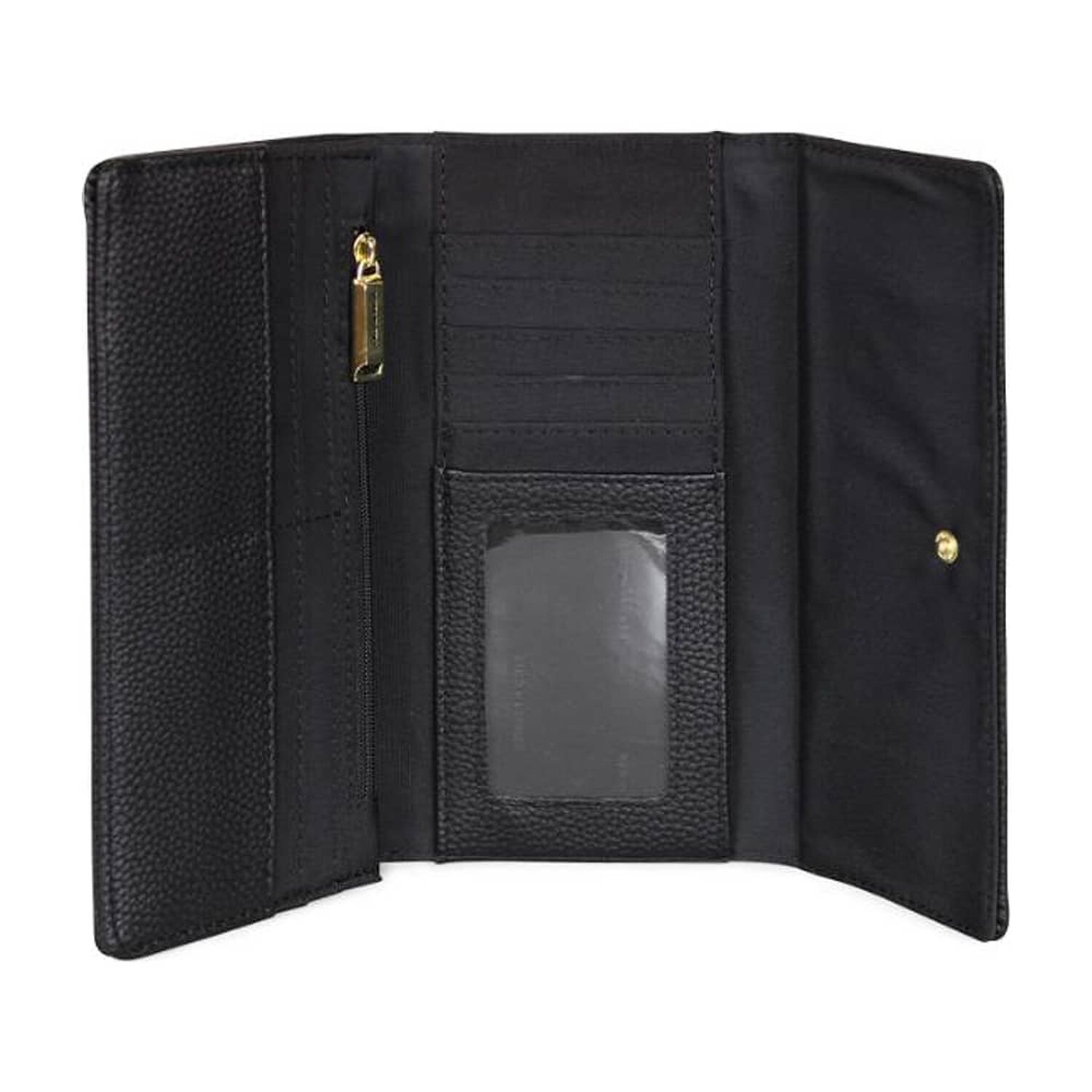 2 Billeteras De Mujer Fidelia Negra Y Rosada Kenneth Cole image number 3.0