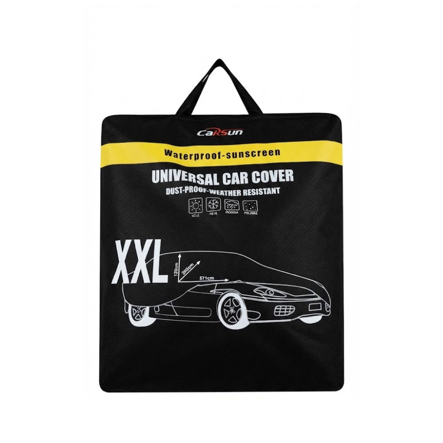Protector Exterior Auto Resistente Lluvia Uv Y Polvo Talla Xxl Gris image number 0.0