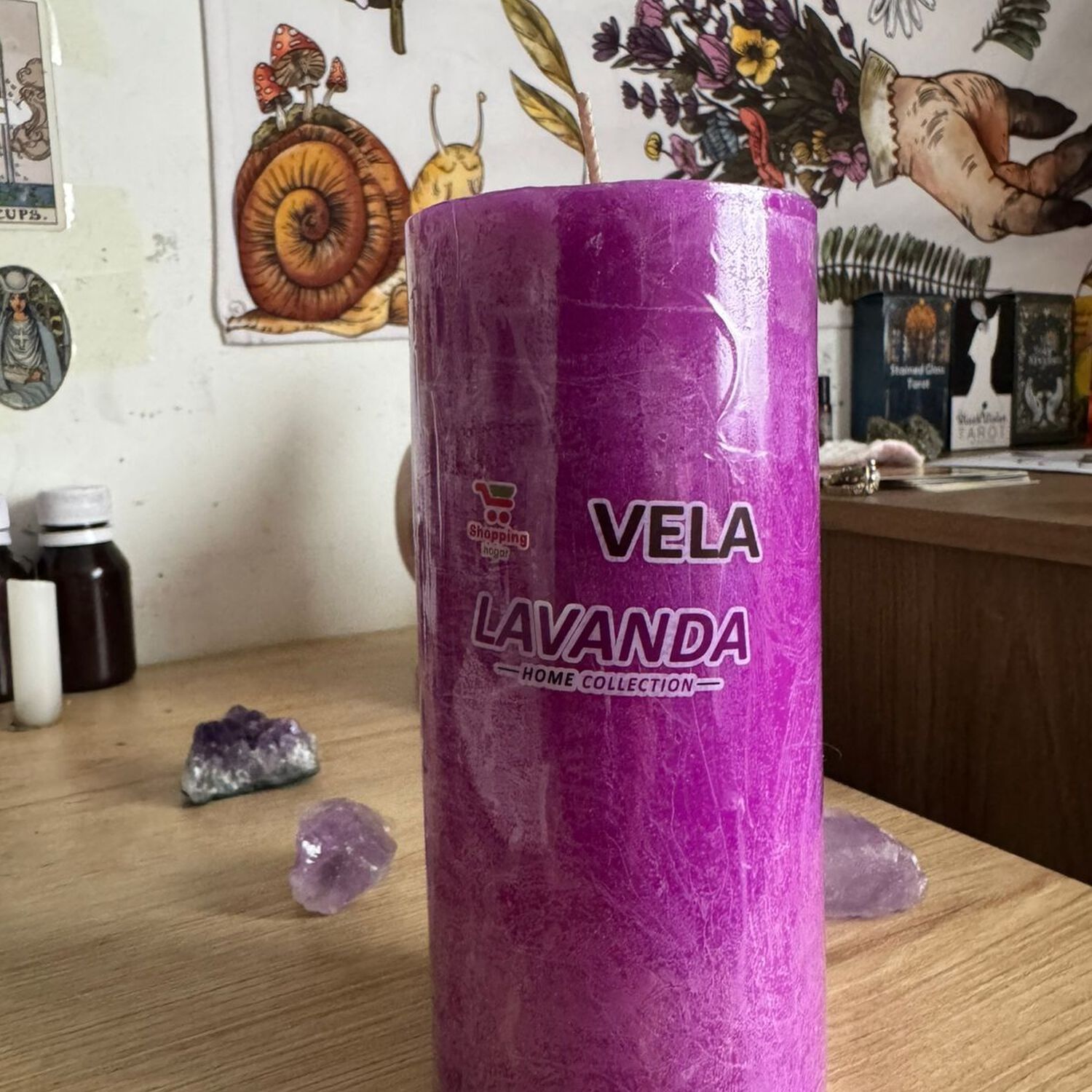 Vela Morada 15 X7 Cm image number 4.0