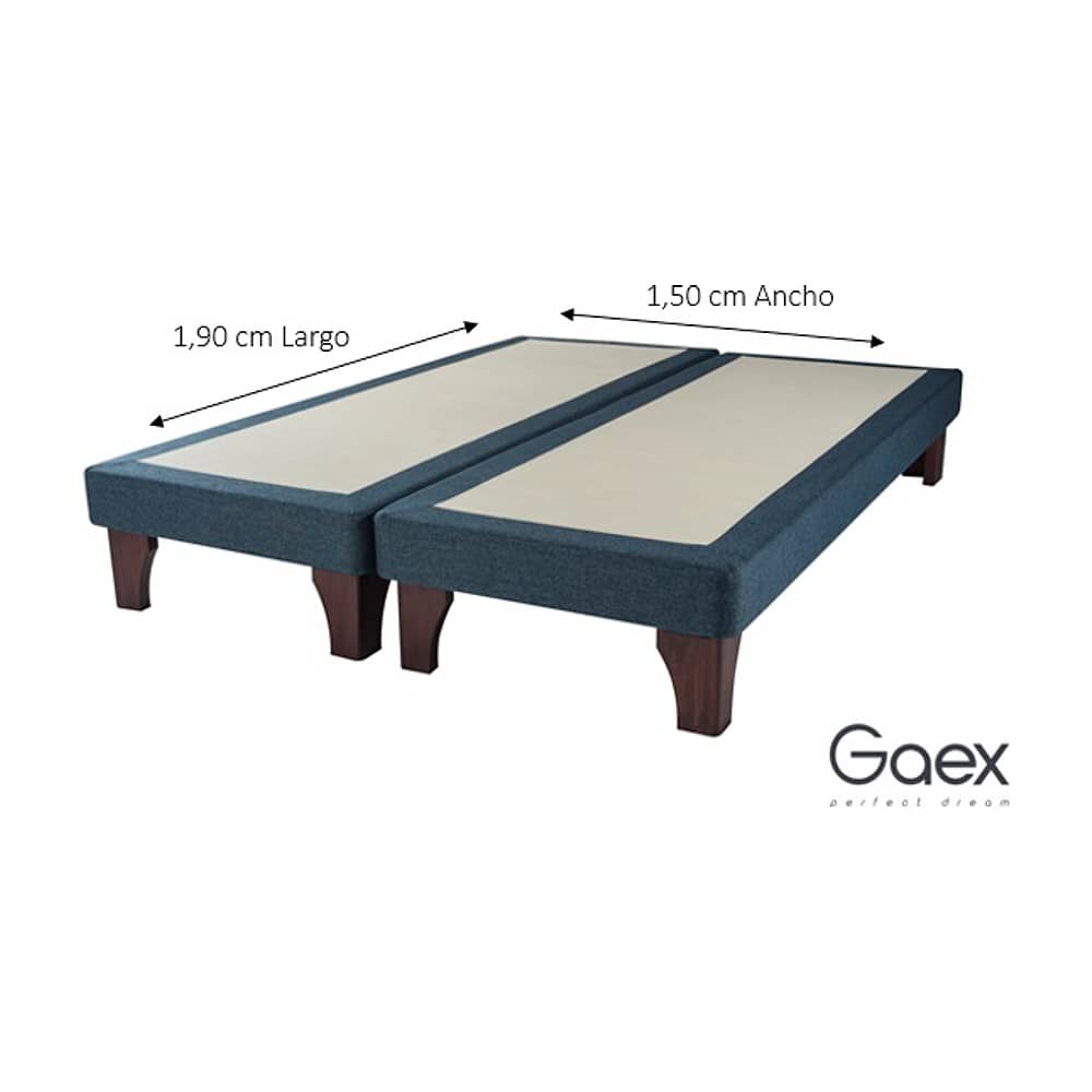 Cama Europea 2 Plazas 190 Respaldo Everest image number 2.0