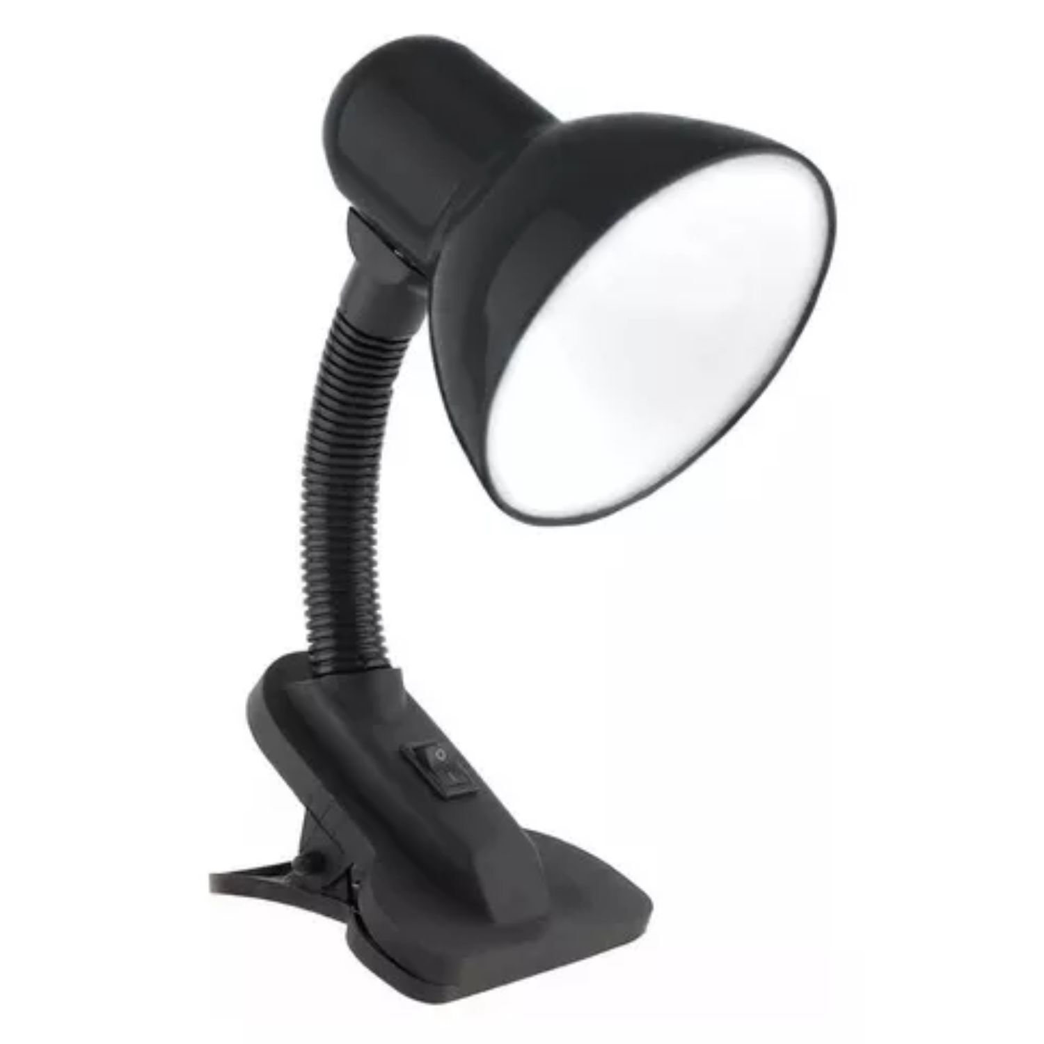 L&aacute;mpara Escritorio Led Flexible Direccional Clip Luz Led Negro image number 0.0