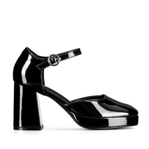 Zapato Mary Jane Tacones Elegante Charol Mujer Weide Yl85