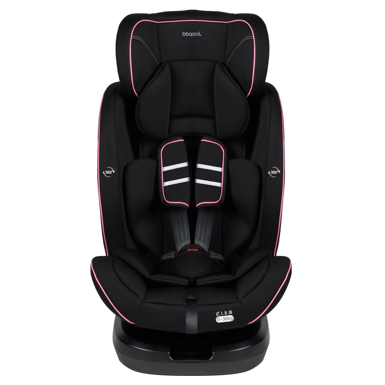 Silla De Auto Convertible Apolo 360&deg; Rosado image number 3.0