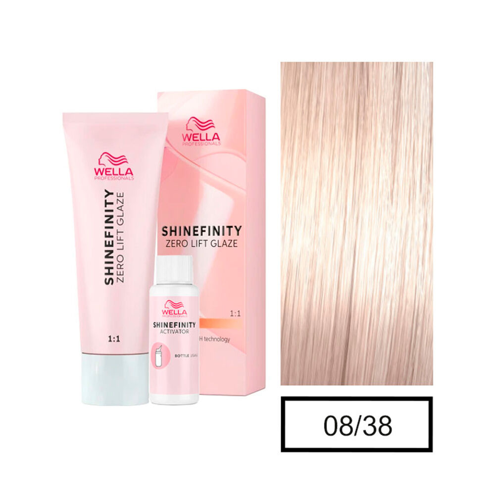 Wella - Tintura Shinefinity Demipermanente 08/38 60ml image number 0.0