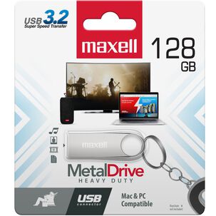 Pendrive Maxell Metal 128gb 3.2