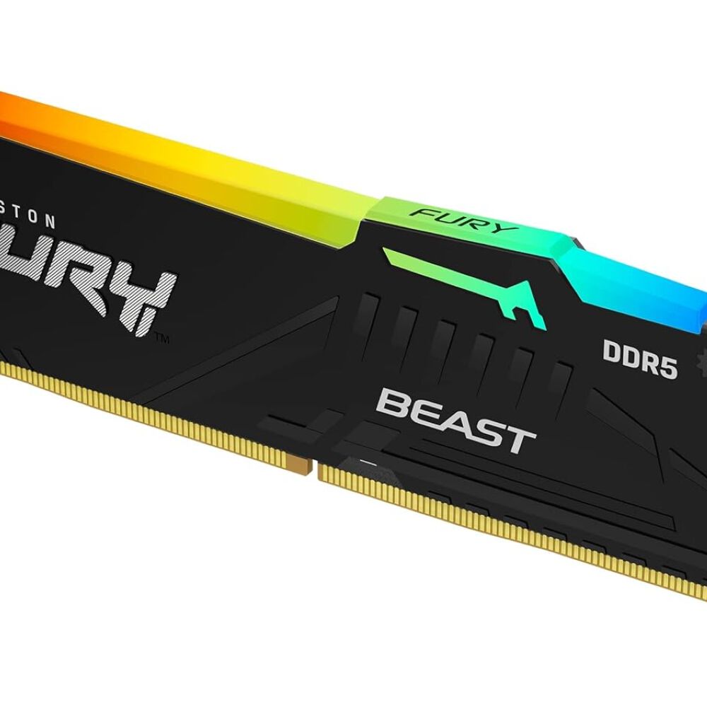Memoria Ram Kingston Fury Beast Black Rgb Expo 16gb Ddr5 image number 1.0