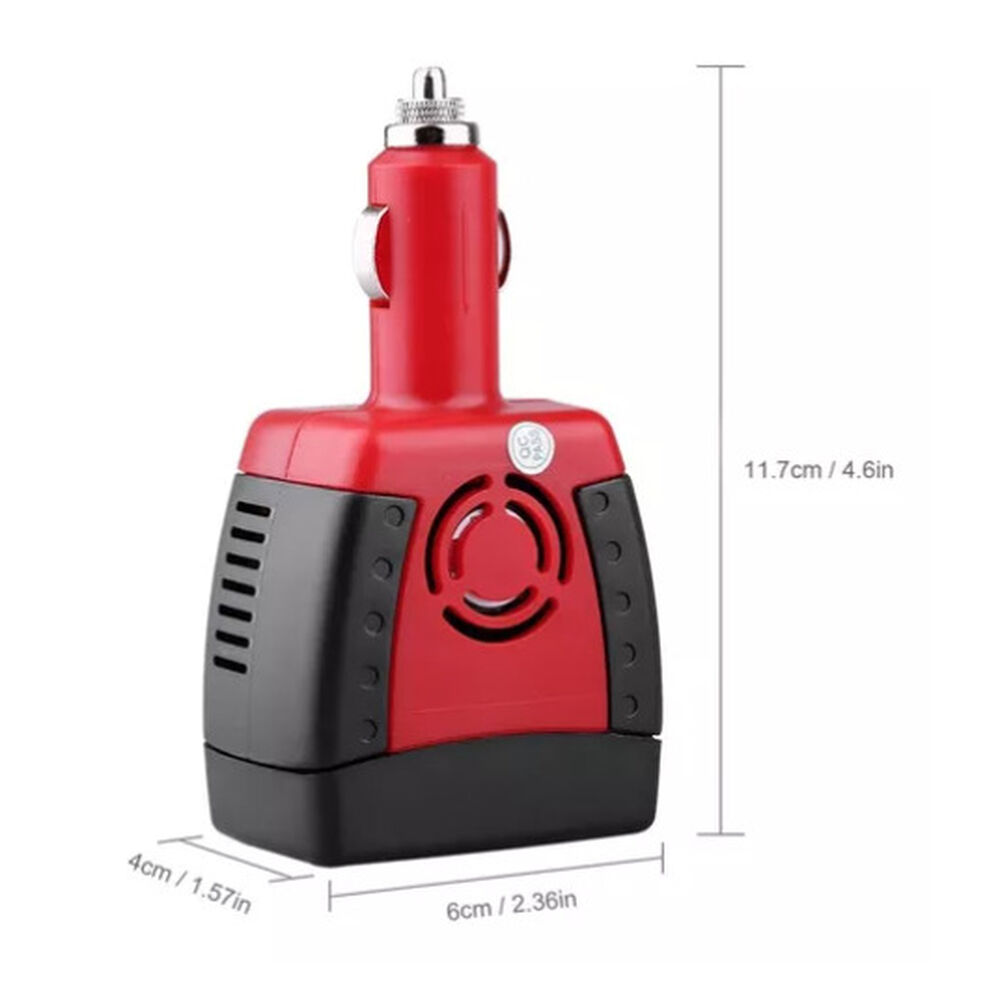 Enchufe Para Cargador Notebook Auto 12v A 220v Seguro Nuevo image number 5.0