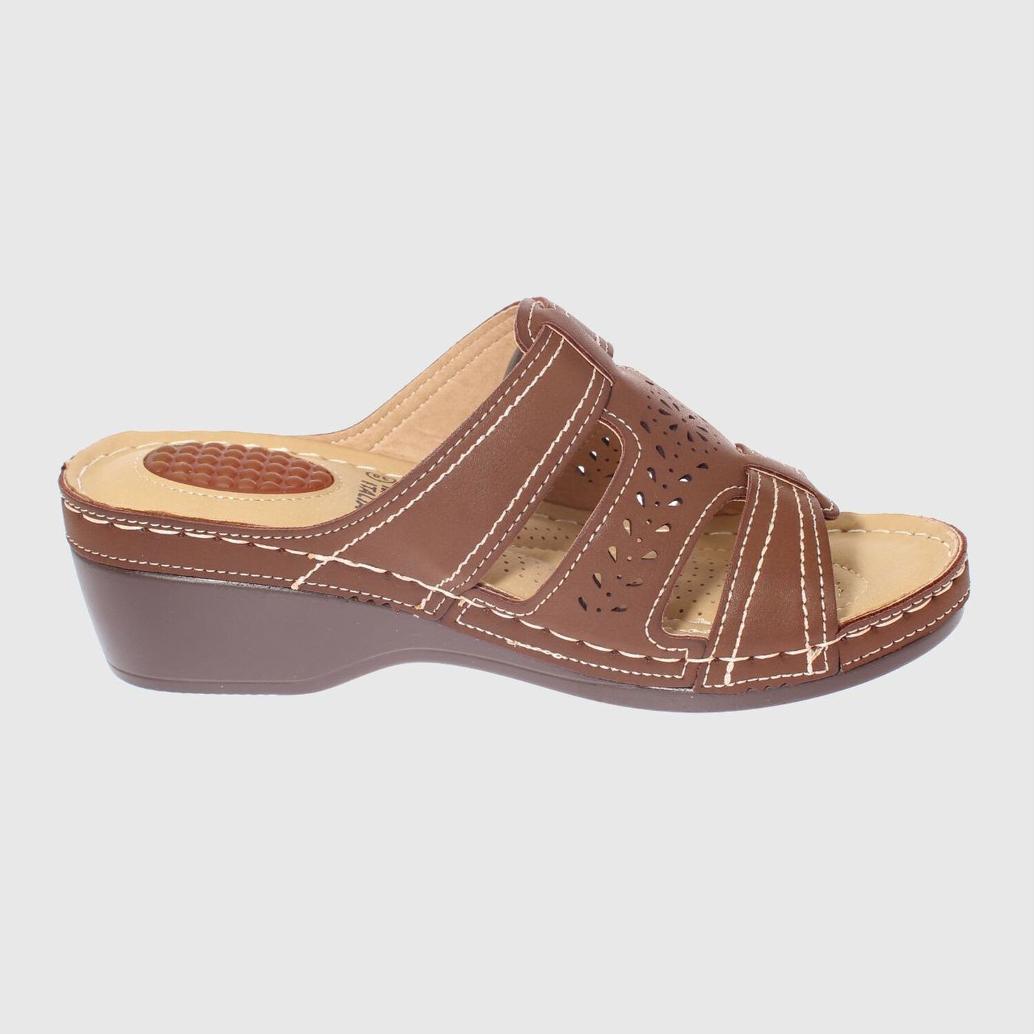 Sandalia Confort Caf&eacute; Modelo Italiano Art. 5ask73327brown image number 3.0