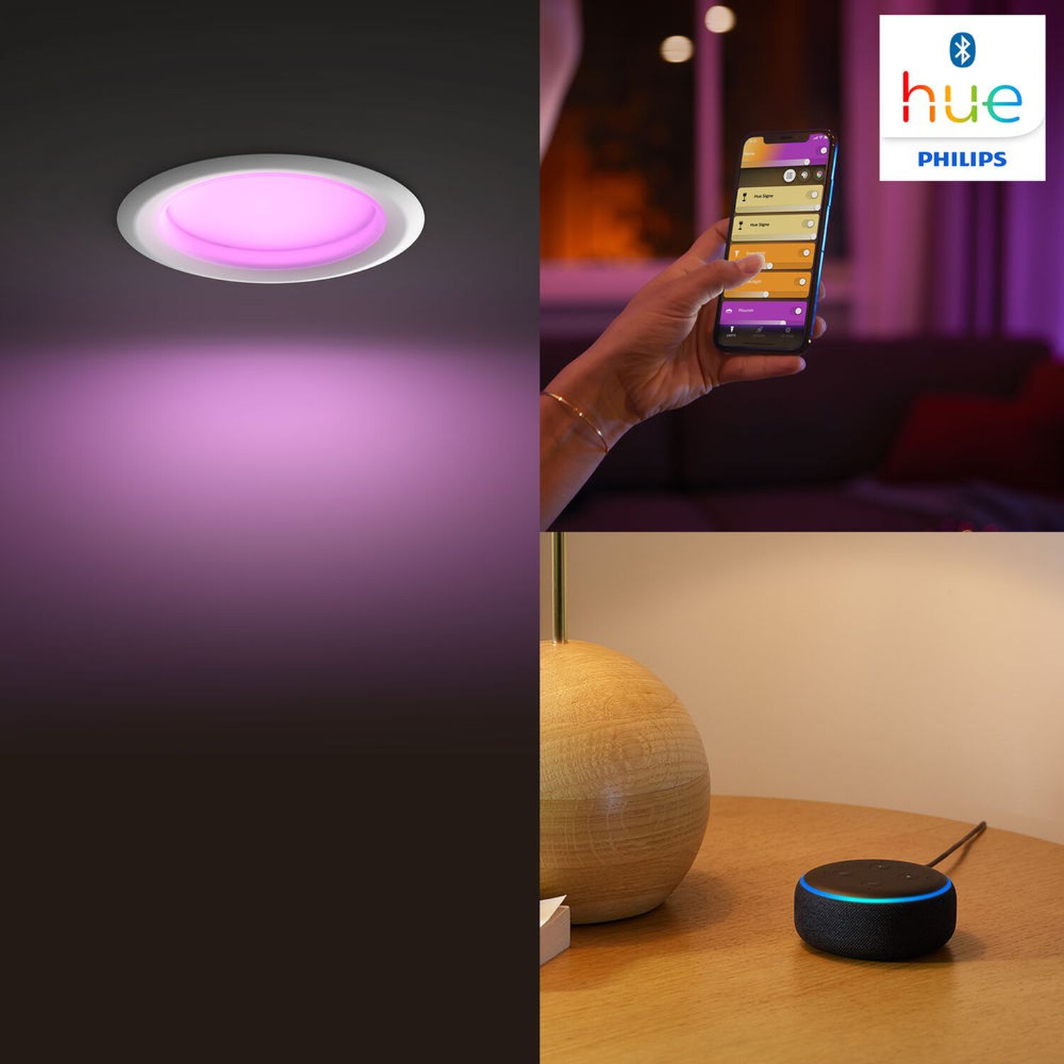 Philips Hue 4" Retrofit Recessed Downlight - White Ambiance image number 4.0