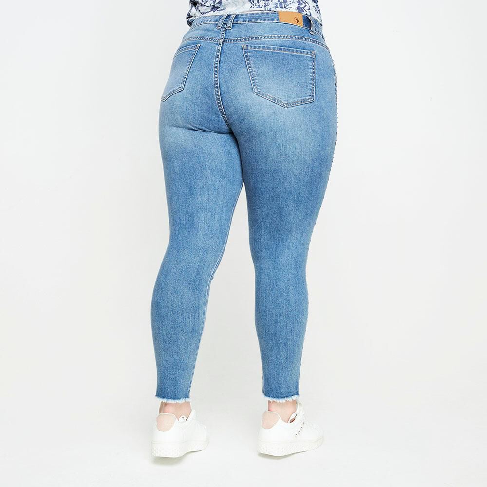 Jeans Jogger Tiro Alto Skinny Mujer Sexy Large image number 2.0