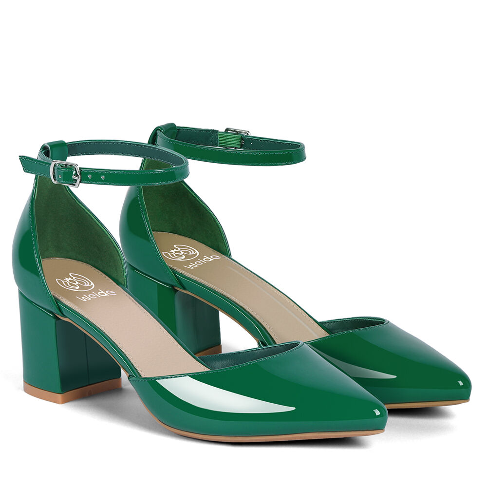 Zapato Taco Alto Verde Fiesta Mujer Weide Gh63 image number 4.0
