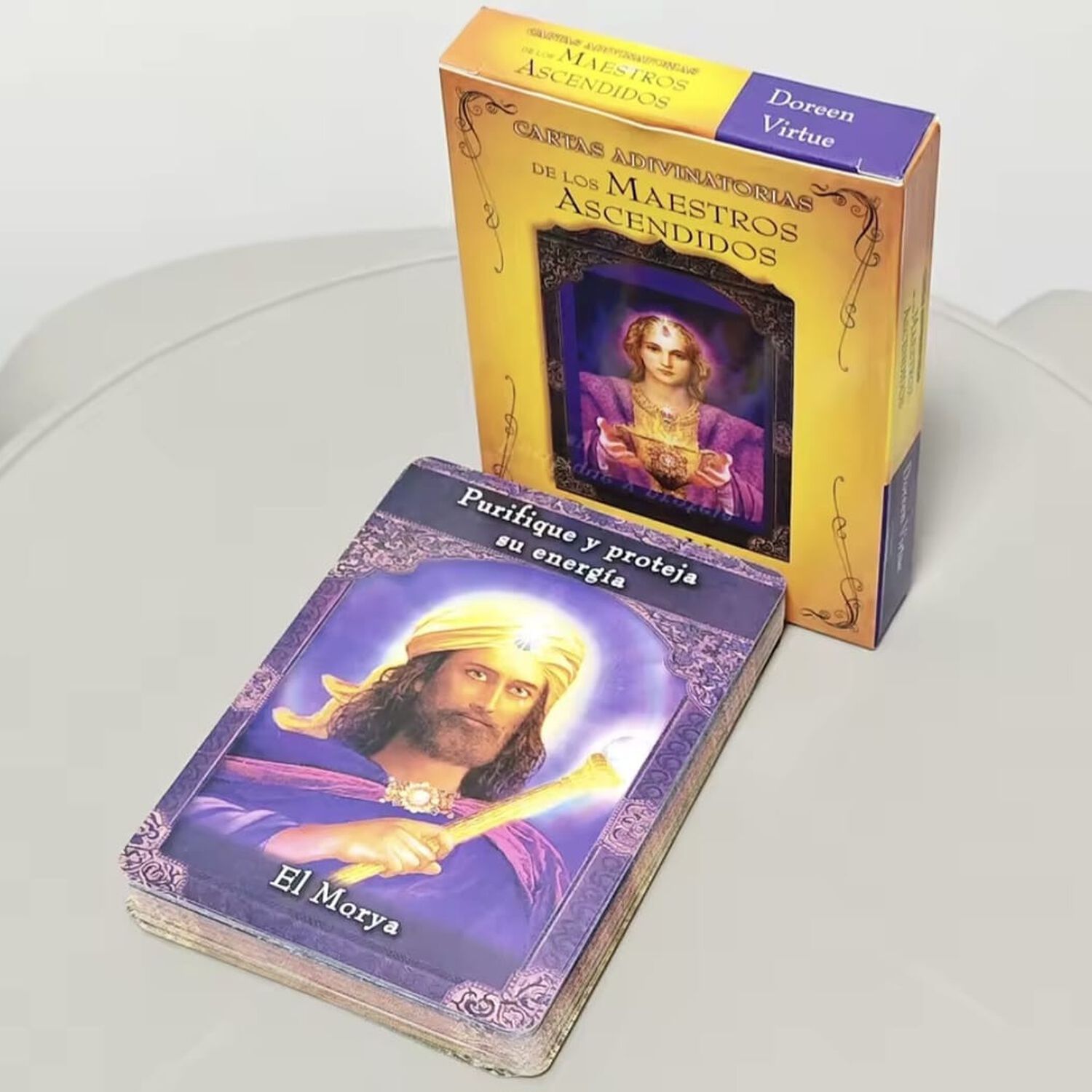 Oraculo Cartas Adivinatorias De Los Maestros Ascendidos En Espanol image number 2.0