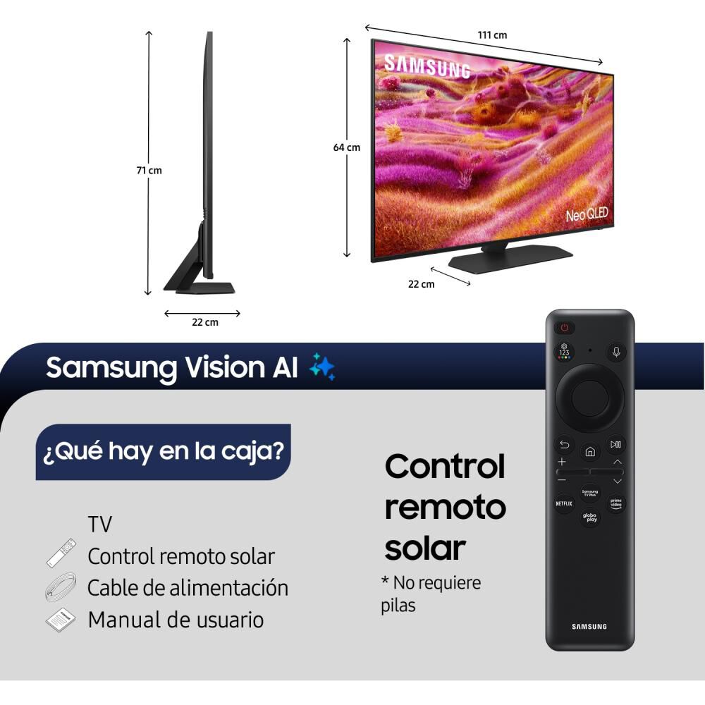 Neo Qled 50" Samsung QN50QN90FAGXZS / Ultra HD 4K / Smart TV image number 2.0