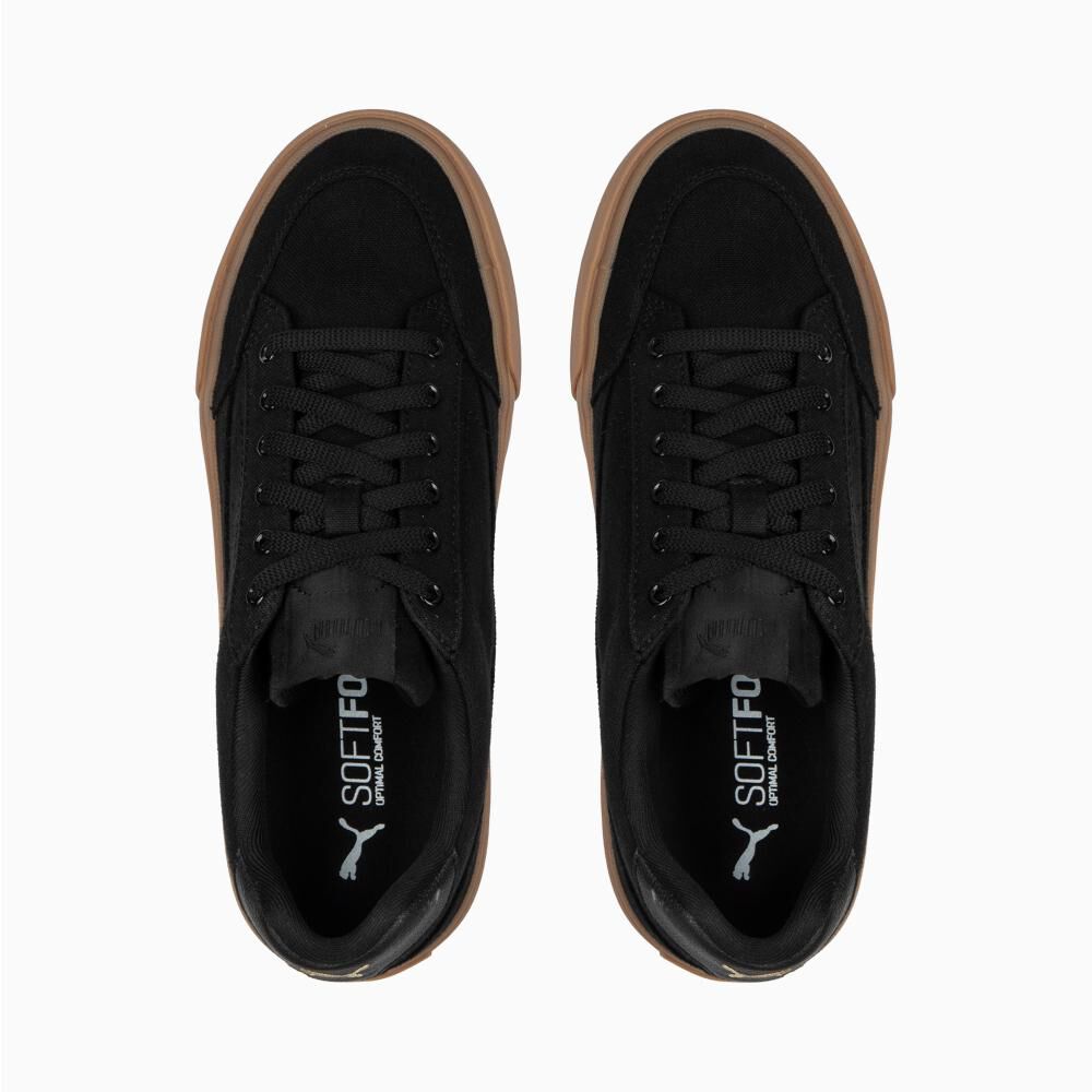 Zapatilla Urbana Hombre Puma Court Classic Vulc Negro image number 4.0