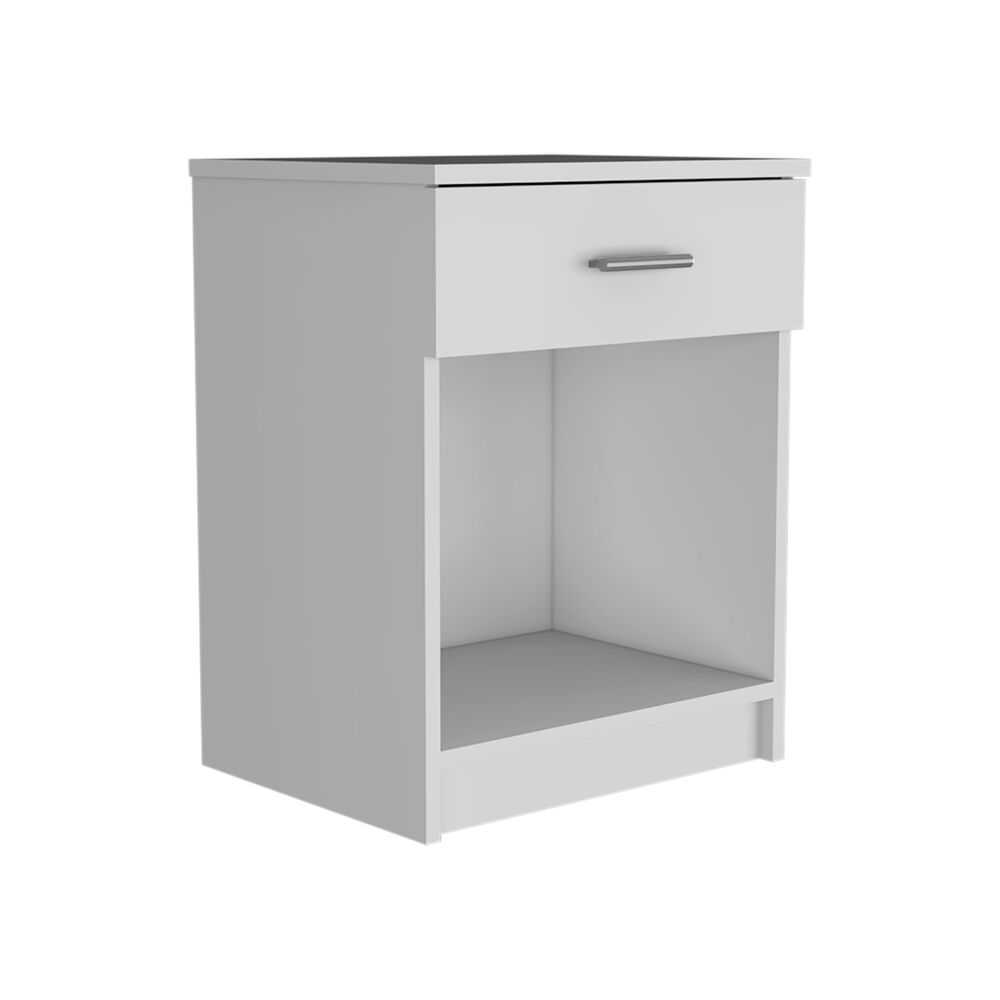 Velador 1 Cajon Fm-017b - Blanco image number 0.0