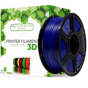 Filamento Pla Azul Transparente 1kg Ppc
