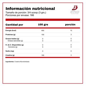 Creatina Monohidratada 500 G Ostrovit