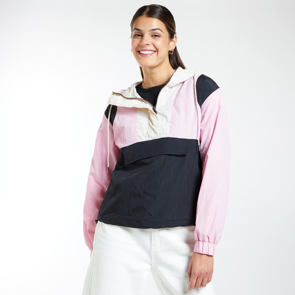 Cortaviento Bloque Color Regular Cuello Alto Mujer Freedom image number 0.0