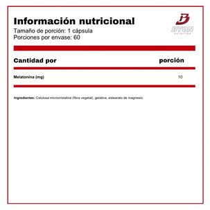 Melatonina 10 Mg 60 C&aacute;psulas