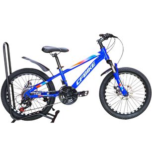 Bicicleta Aro 20 Cfbike Con Freno Disco Y 21 Vel. Azul