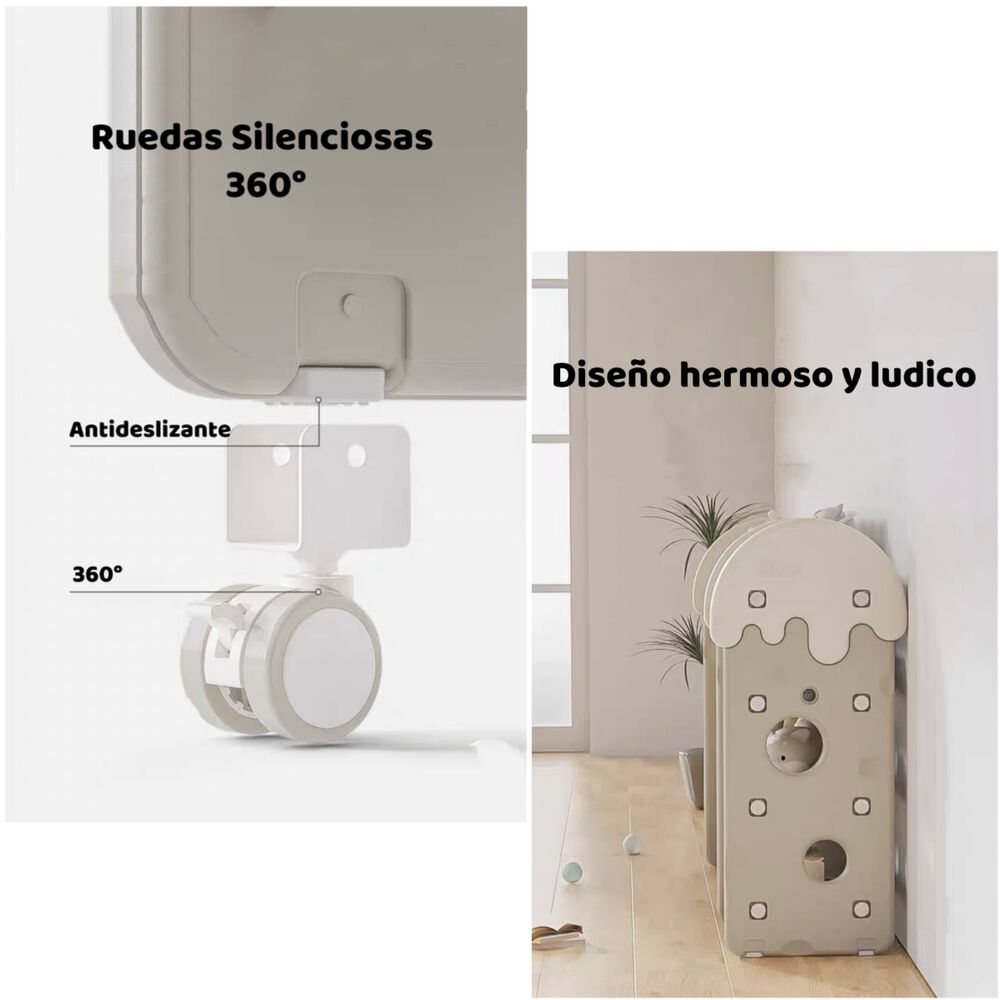Estante Infantil Organizador De Juguetes Espacioso Lubabycas image number 4.0