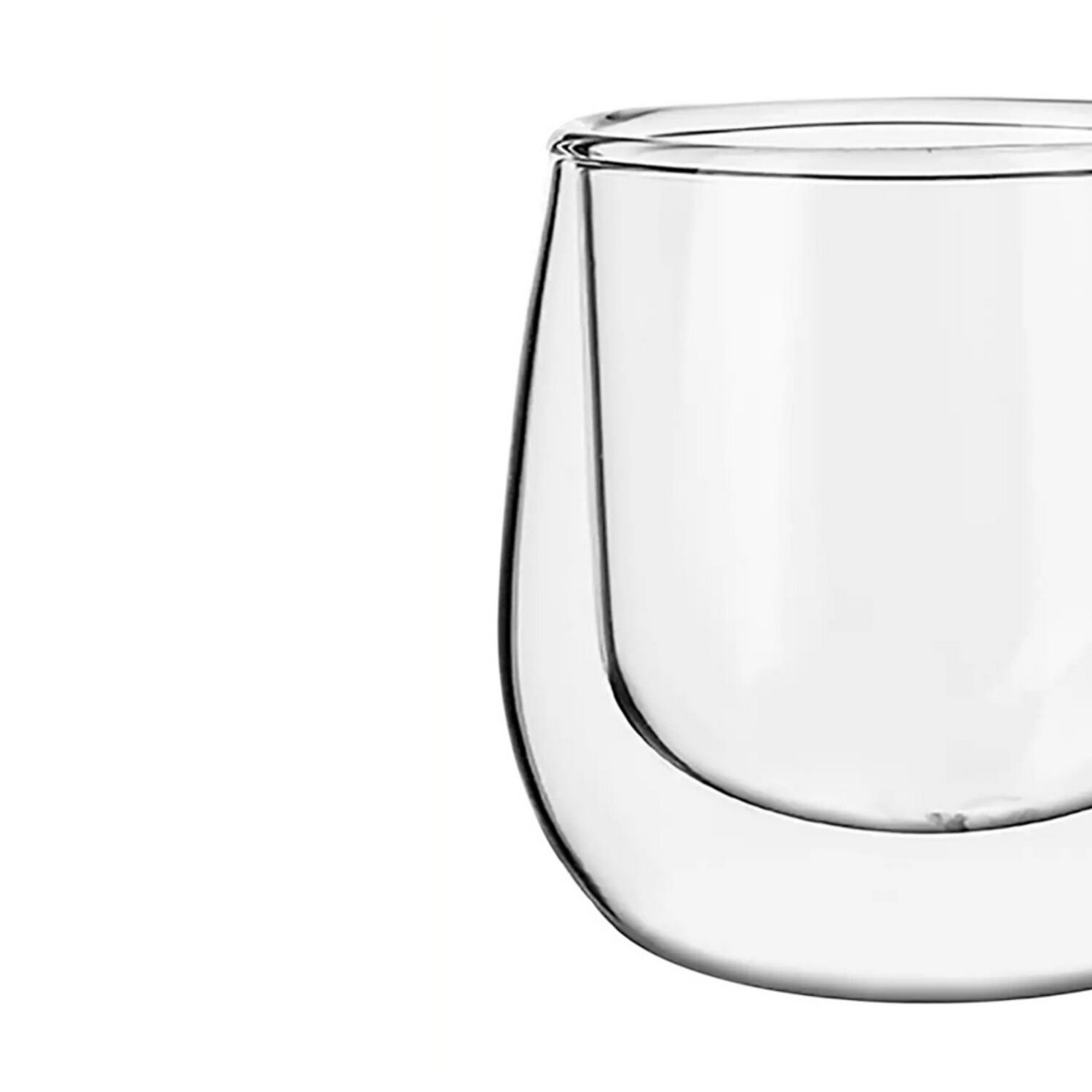 Set 2 Mug Glasso Vasos Doble Pared Vidrio 90 Ml image number 3.0