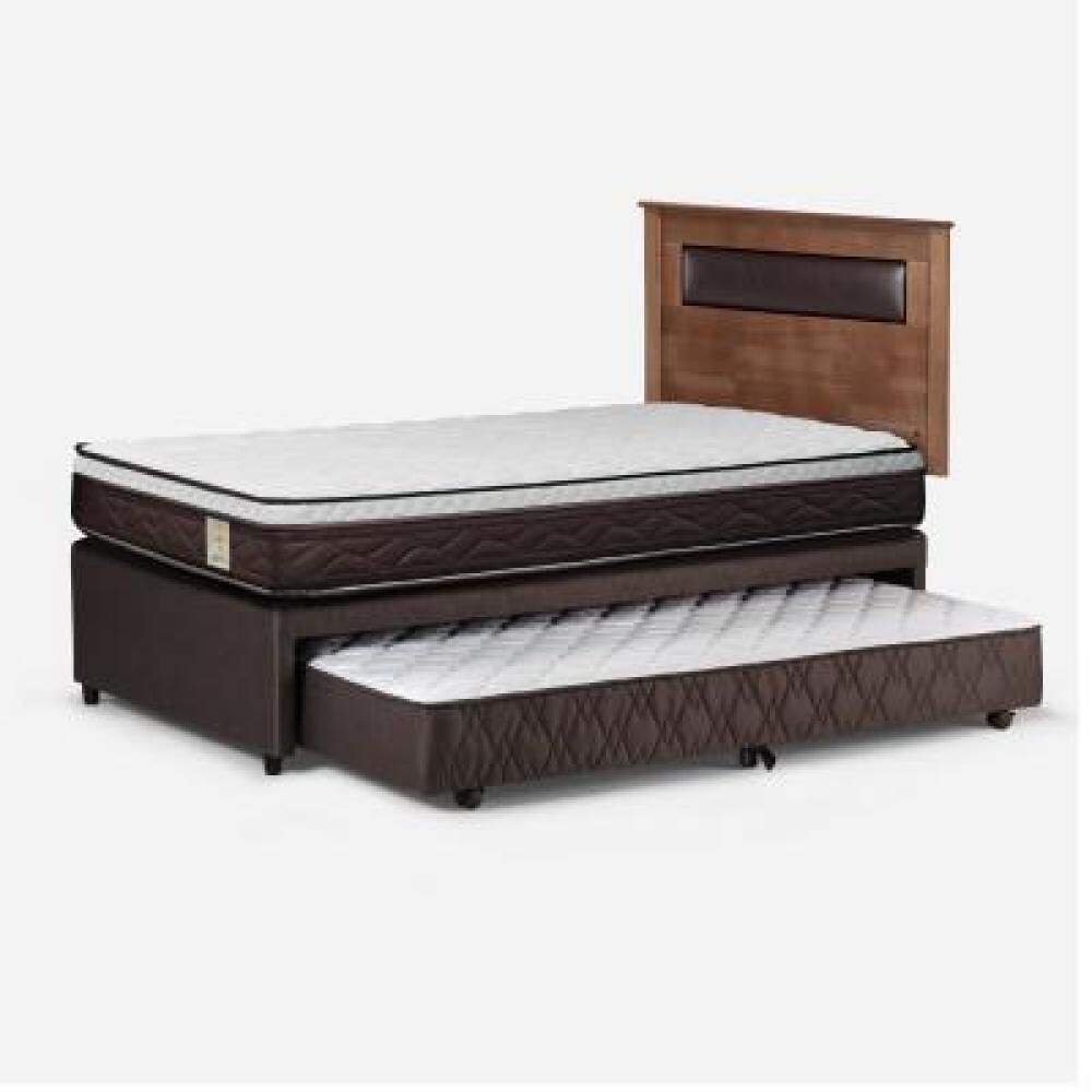 Cama Nido Rosen New Style 4 Plus / 1.5 Plazas / Base Normal + Set De Maderas image number 6.0