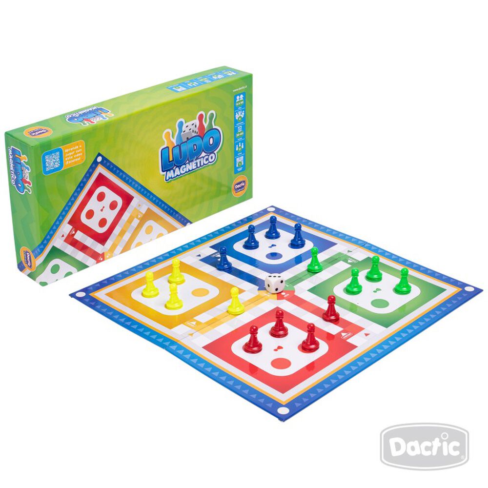 Juego De Mesa Ludo Para Principiantes Y Expertos Magn&eacute;tico Dactic image number 0.0