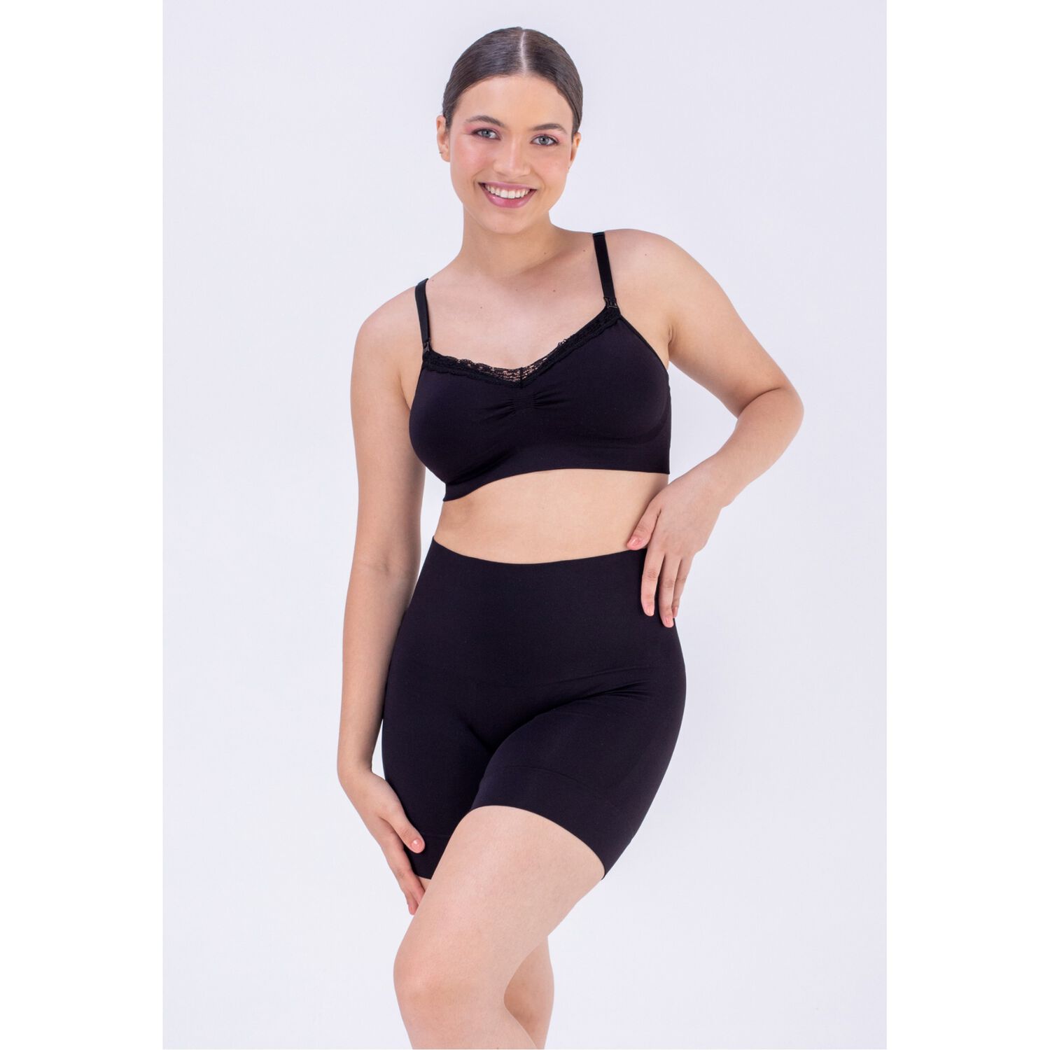 Short Reductor Modelador Negro 2rios image number 2.0