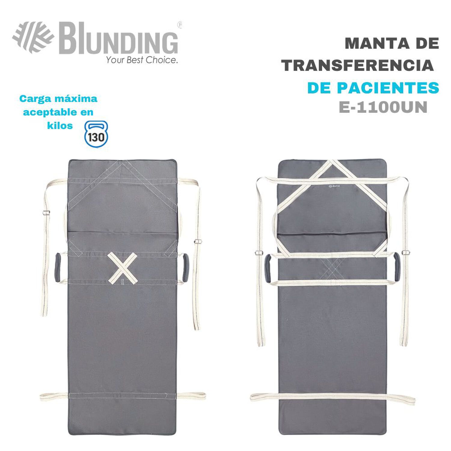 Manta De Transferencia Pacientes (130x50)-color Crudo-blunding image number 1.0