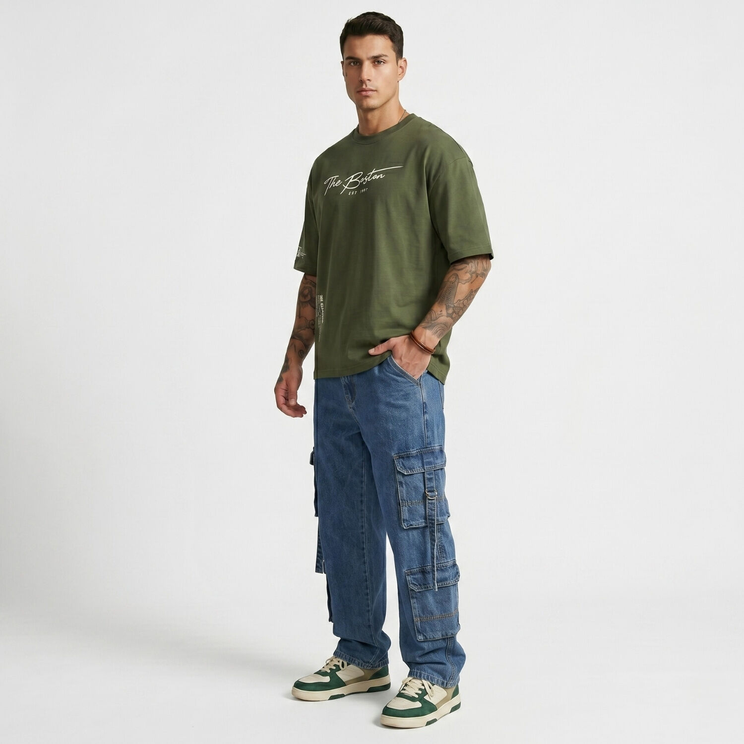 Jeans Pantal&oacute;n Multicargo Louis image number 1.0