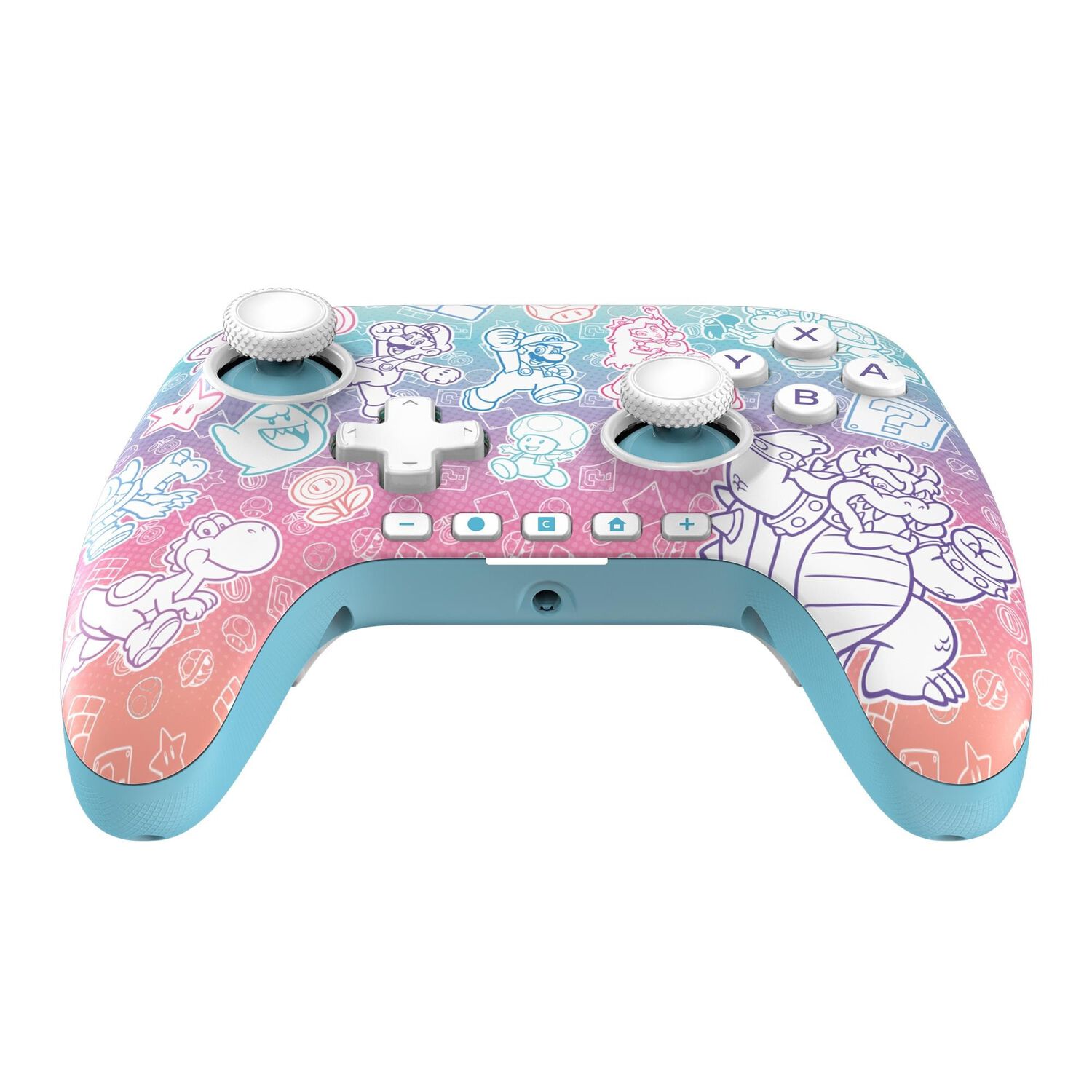 Powera Control Advantage Al&aacute;mbrico Reino Champi&ntilde;&oacute;n Super Mario Nintendo Switch 2 image number 4.0