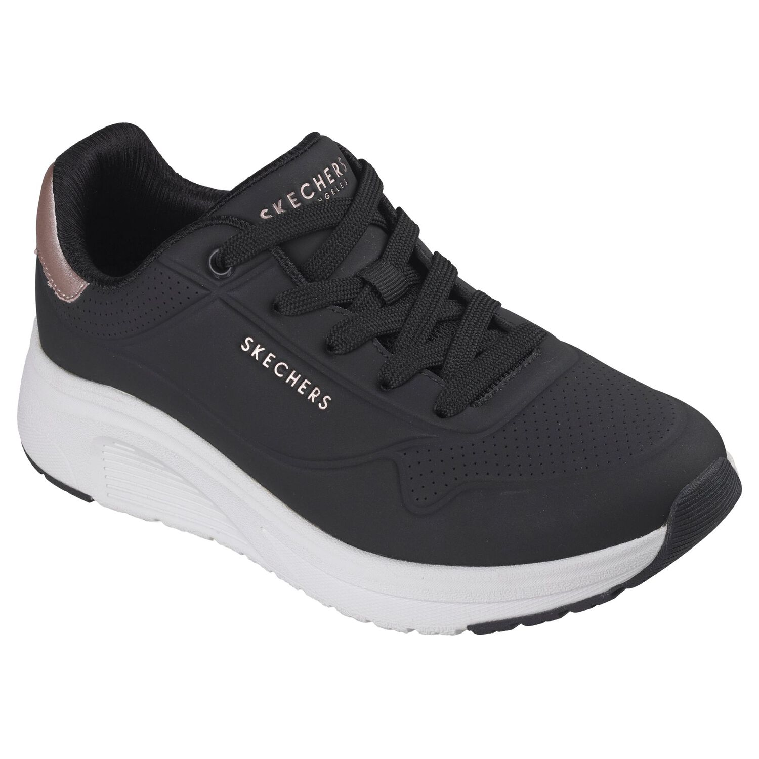 Zapatilla Urbana Mujer Skechers Uno Lite 2 Blk image number 4.0
