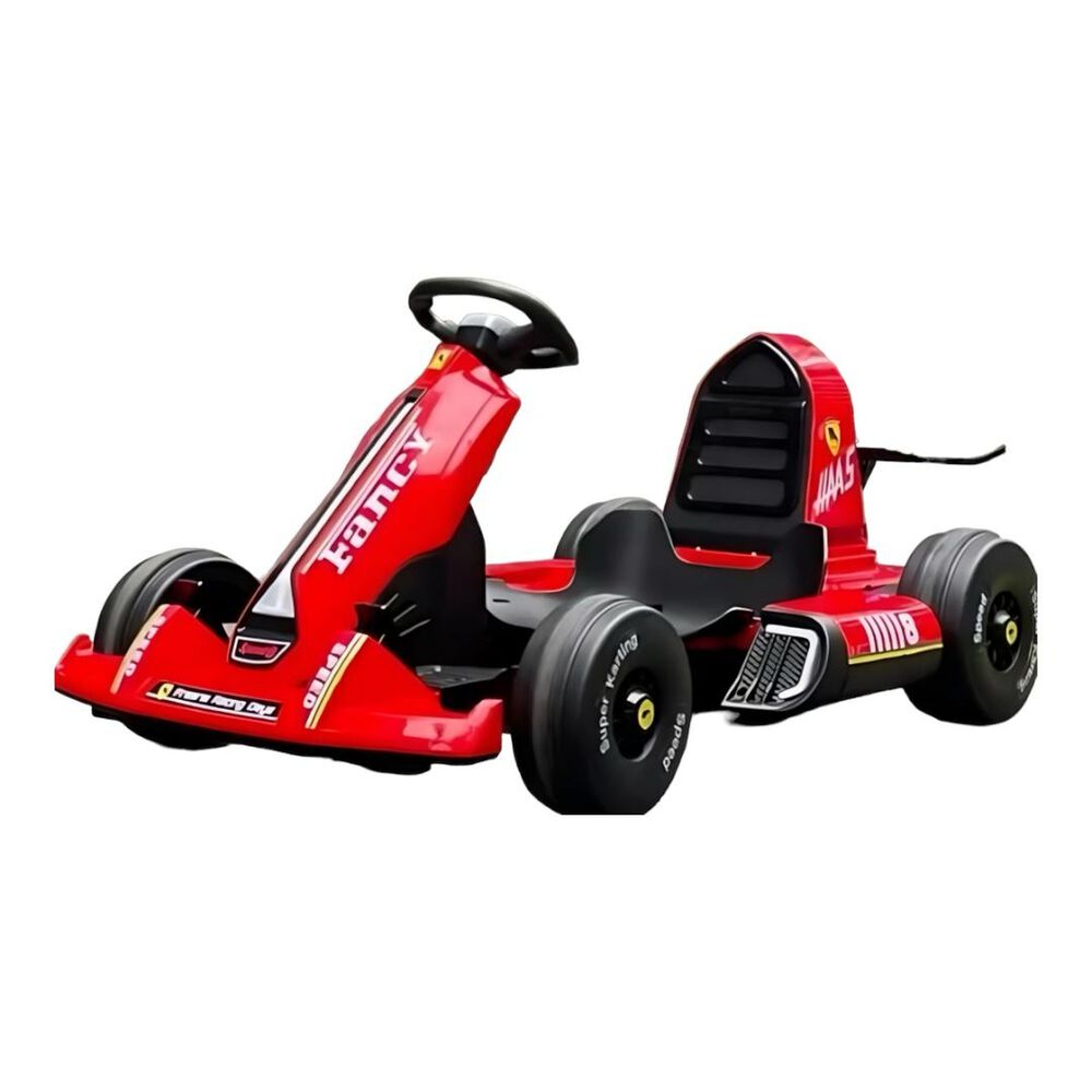 Go Kart Auto El&eacute;ctrico 12v25a Rojo Con Control Lubabycas image number 5.0