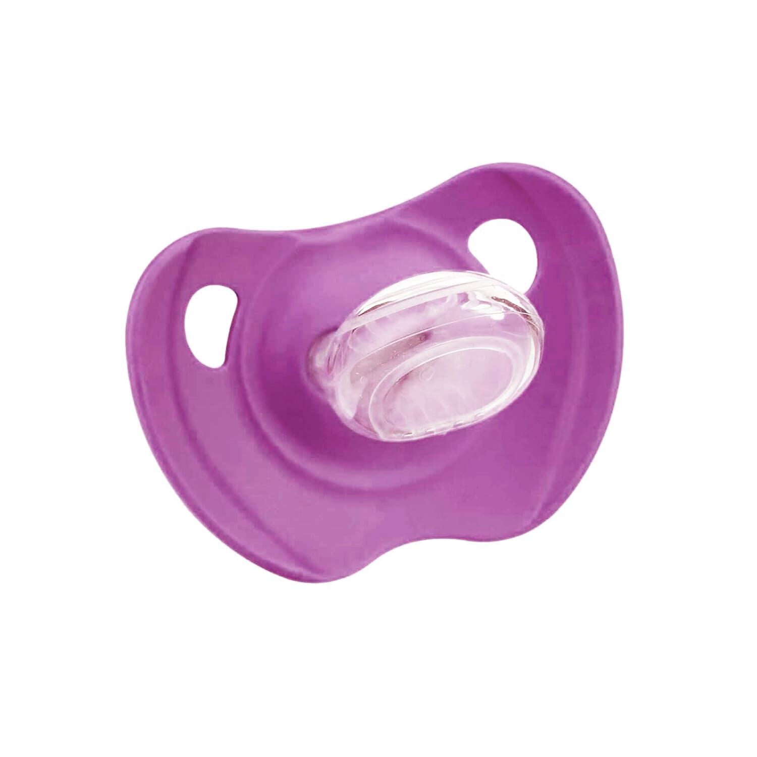 Chupete Evolution Morado Tetina Anat&oacute;mica De Silicona +6m image number 2.0