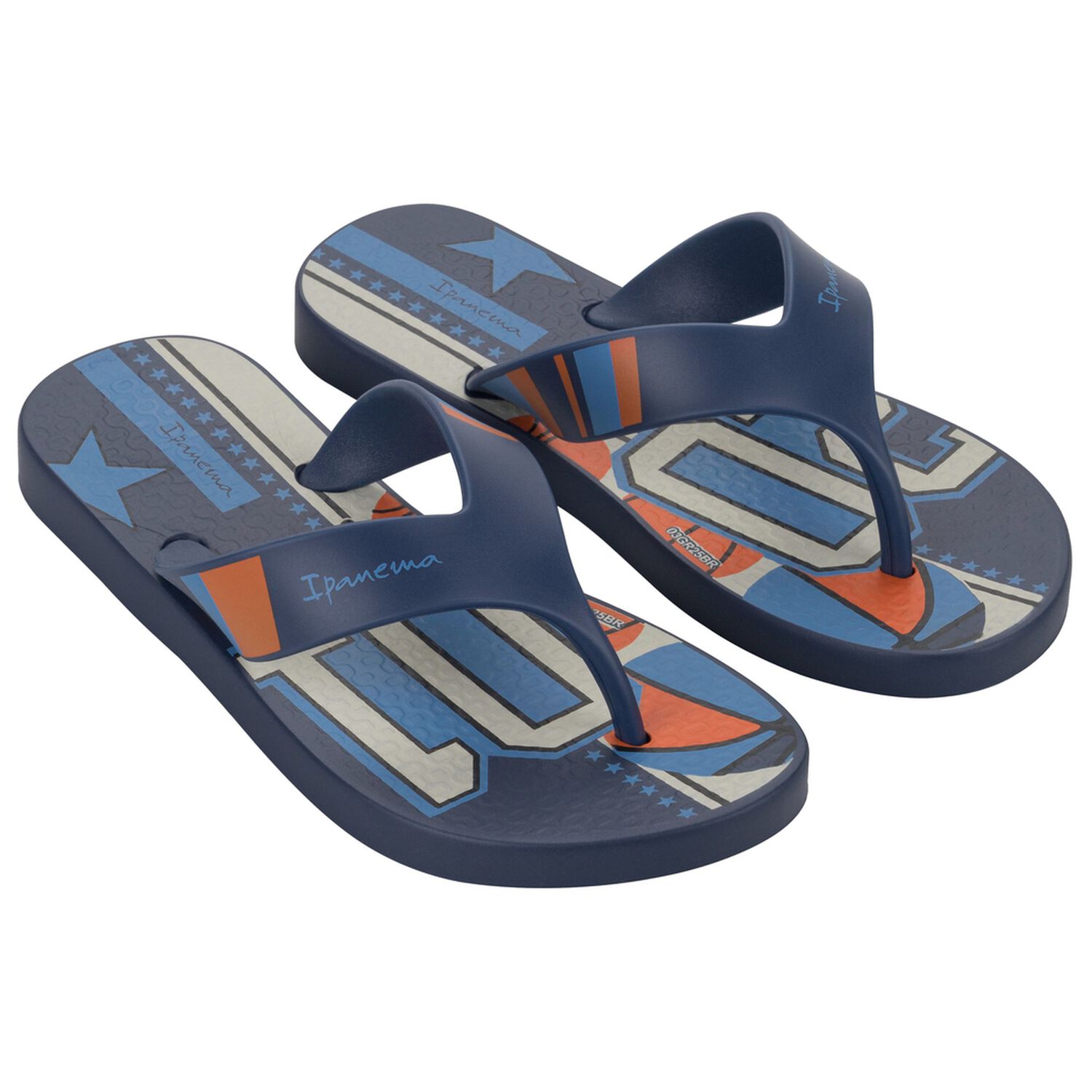 Sandalia Infantil Azul Deck City Ipanema image number 1.0