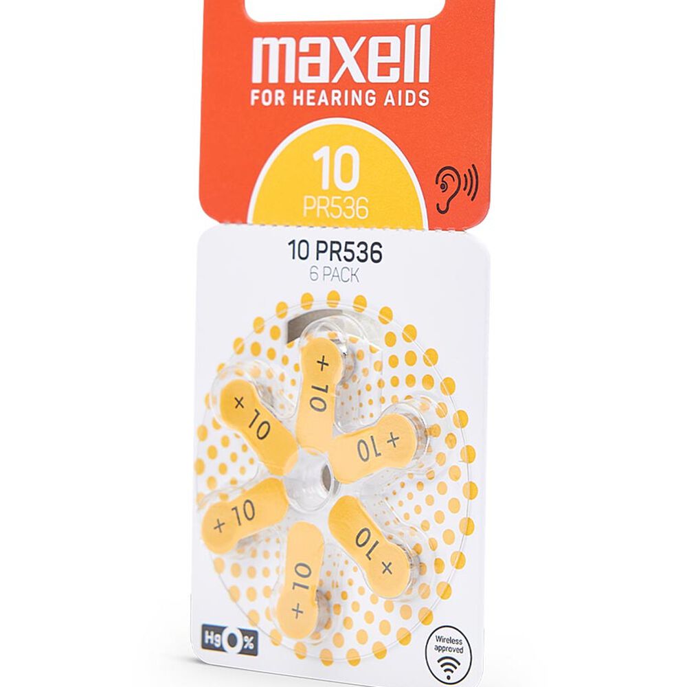 Pilas Para Audífonos Maxell Tamaño 10 Auditivas 6un image number 1.0