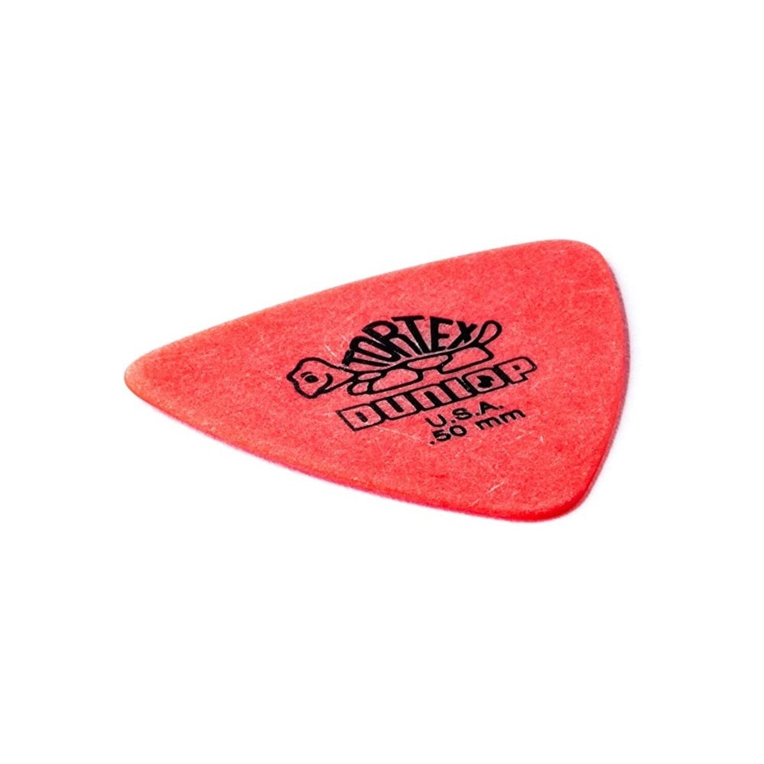 U&ntilde;etas Dunlop 431 Tortex Triangulares Rojas 0.50 Mm Pack 6un. image number 0.0