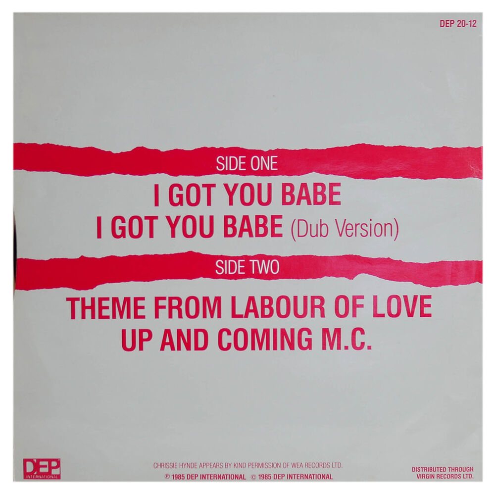 Ub40 Ft. Chrissie Hynde - I Got You Babe | 12" Maxi Single Usado image number 1.0