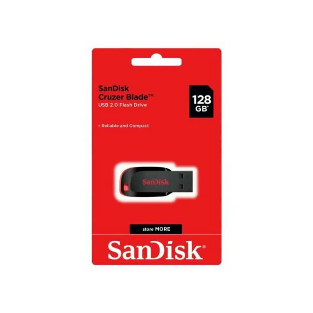 Pendrive Sandisk Cruzer Blade 128gb Usb 2.0 image number 1.0