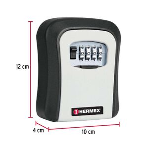 Caja Guardallave De Pared Combinación 4 Digitos - Hermex