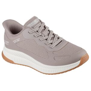 Zapatilla Urbana Mujer Skechers Bobs Squad 4 - Staple Look Taupe